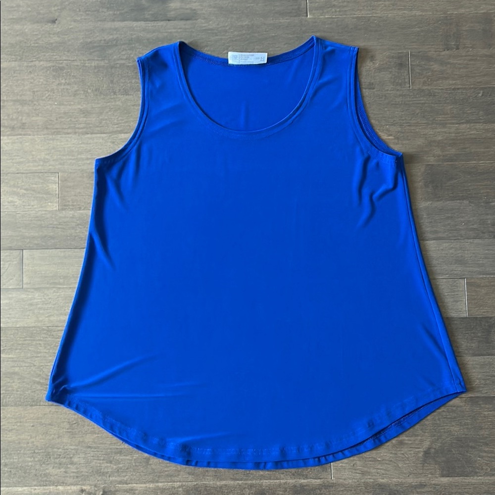 Blue Sleeveless Women's Top